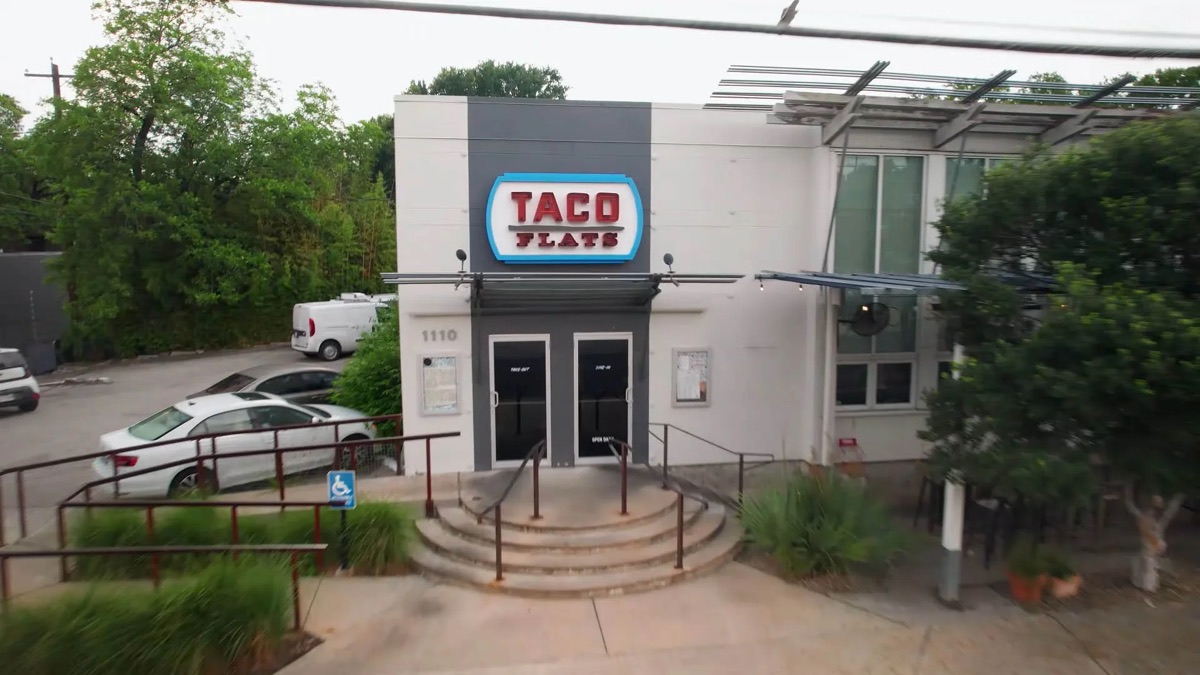 Taco Flats restaurant in Austin, Texas — a neighborhood favorite steps from the property